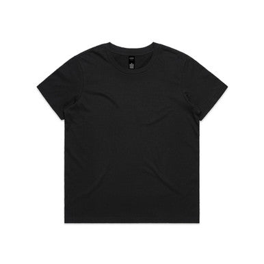 AS40245 Wo's Maple Minus Tee  BLACK