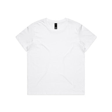 AS40245 Wo's Maple Minus Tee WHITE