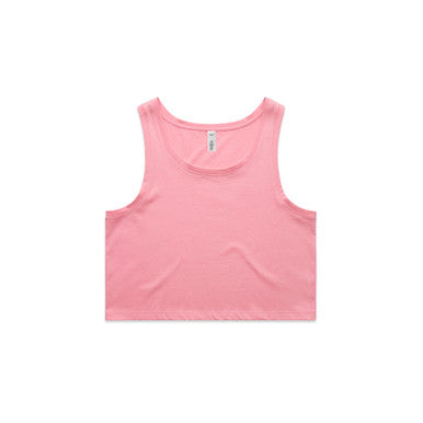 AS4031 Wo's Crop Singlet  BUBBLEGUM