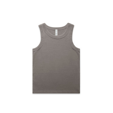 AS4034 Wo's Faded Organic Rib Tank  FADED GREY