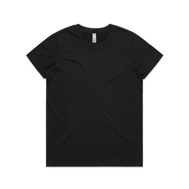 AS4051 Wo's Basic Tee  BLACK
