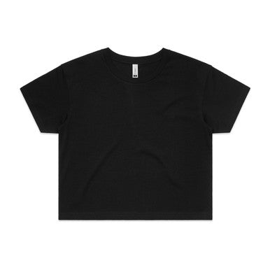 AS4062 Wo's Crop Tee  BLACK