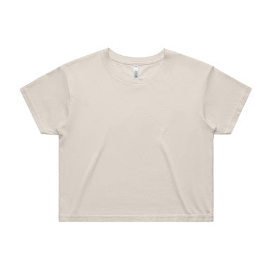 AS4062 Wo's Crop Tee  BONE
