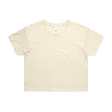 AS4062 Wo's Crop Tee  BUTTER