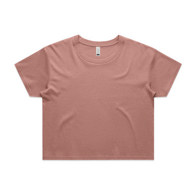AS4062 Wo's Crop Tee  HAZY PINK