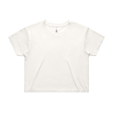 AS4062 Wo's Crop Tee  NATURAL