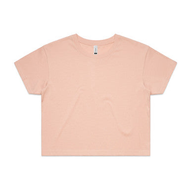 AS4062 Wo's Crop Tee  PALE PINK