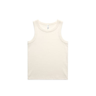 AS063G Wo's Organic Rib Tank  ECRU