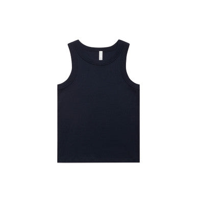 AS063G Wo's Organic Rib Tank  NAVY