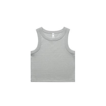 AS4064G Wo's Organic Rib Crop Tank
