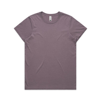 AS4065 Wo's Maple Faded Tee  FADED MAUVE