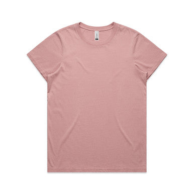 AS4065 Wo's Maple Faded Tee  FADED ROSE