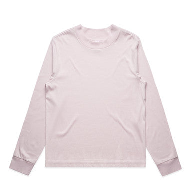 AS4070 Wo's Mock L/S Tee  ORCHID