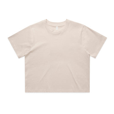 AS4072 Wo's Classic Crop Tee  BONE