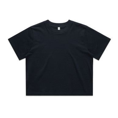 AS4072 Wo's Classic Crop Tee  NAVY