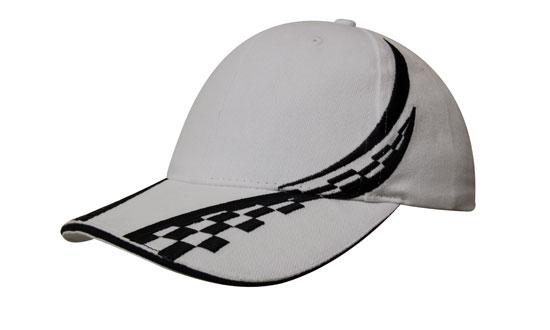 Brushed Heavy Cotton with Swirling Checks & Sandwich - HW4076