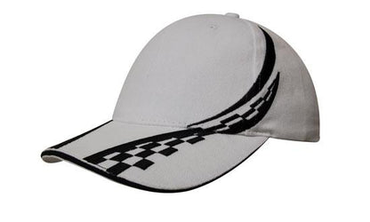 Brushed Heavy Cotton with Swirling Checks & Sandwich - HW4076