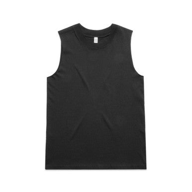 AS4084 Wo's Heavy Faded Tank  FADED BLACK