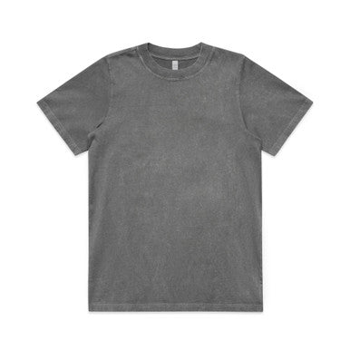 AS4085 Wo's Stone Wash Heavy Tee  COAL STONE