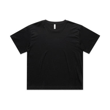AS4093 Wo's Martina Crop Tee  BLACK