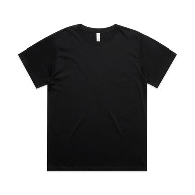 AS4094 Wo's Martina Boyfriend Tee  BLACK