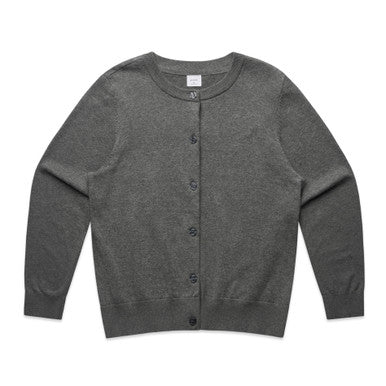 AS4111 Wo's Knit Cardigan  STEEL MARLE