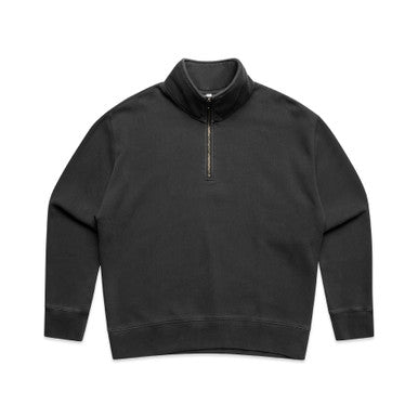 AS4167 Wo's Relax Faded Half Zip  FADED BLACK