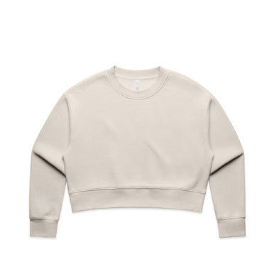 AS4169 Wo's Relax Crop Crew  BONE