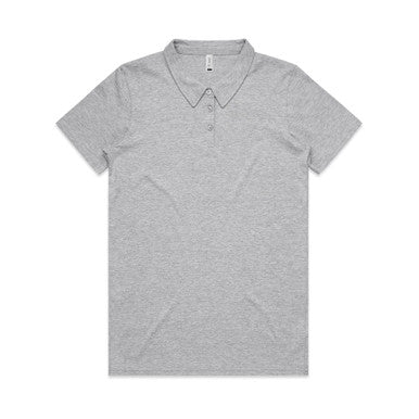 AS4402 Wo's Amy Polo  GREY MARLE
