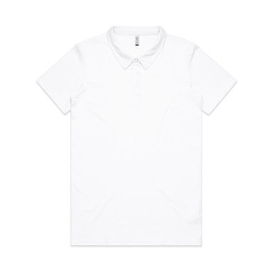 AS4402 Wo's Amy Polo  WHITE