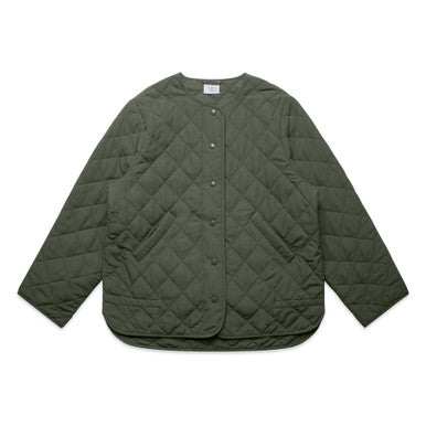 AS4525 Wo's Quilted Jacket  CYPRESS