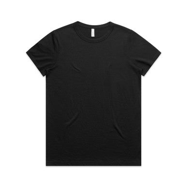 AS4610 Wo's Maple Active Blend Tee  BLACK