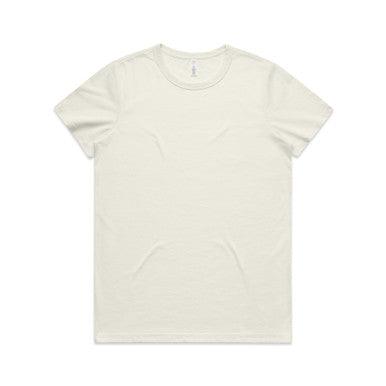 AS4610 Wo's Maple Active Blend Tee  ECRU