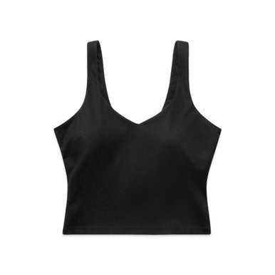 AS4641 Wo's Active Bra Tank  BLACK