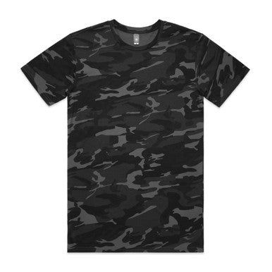 AS001C Staple Camo Tee  BLACK CAMO