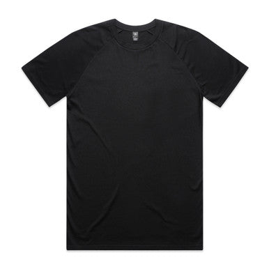 AS001R Staple Raglan Tee  BLACK