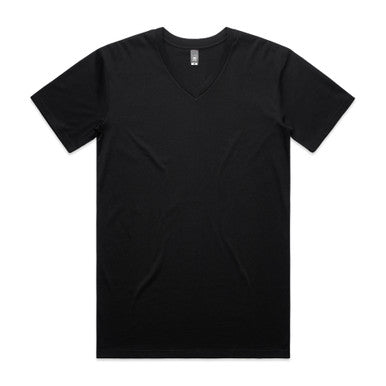 AS001V Staple V Neck Tee  BLACK