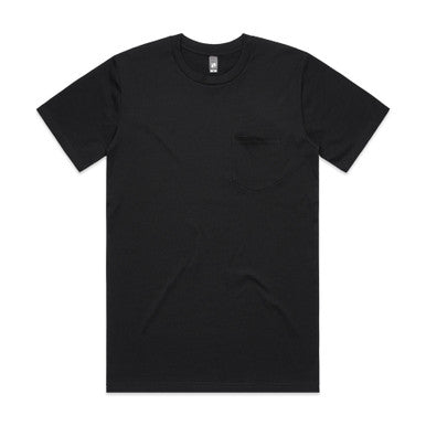 AS5027 Classic Pocket Tee  BLACK