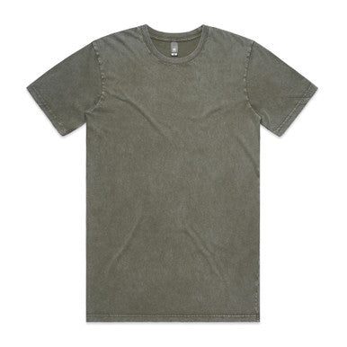 AS5040 Staple Stone Wash Tee  MOSS STONE
