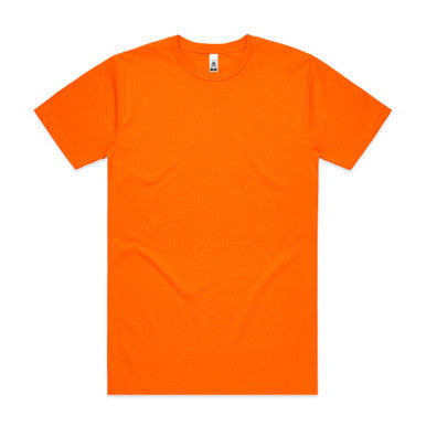 AS050F Block Safety Tee  SAFETY ORANGE