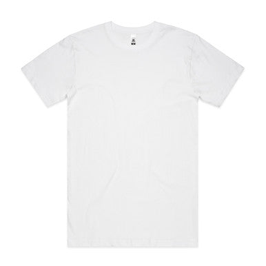 AS050T Block Tubular Tee  WHITE
