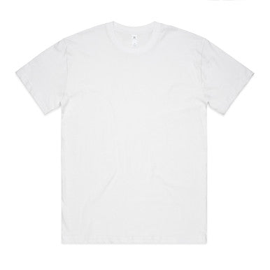 AS5052 Block Oversized Tee  WHITE