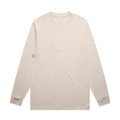 AS5054 Block L/S Tee  BONE