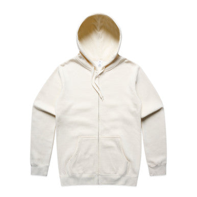 AS5104 Stencil Zip Hood  ECRU