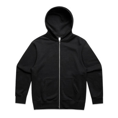 AS5148 Heavy Zip Hood  BLACK