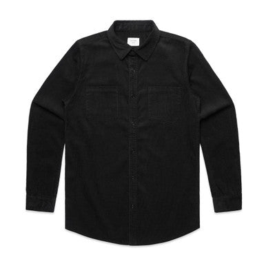 AS5419 Cord Shirt  BLACK
