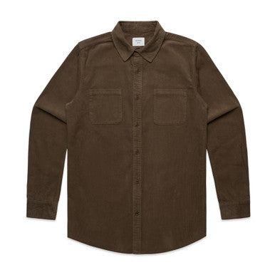 AS5419 Cord Shirt  WALNUT