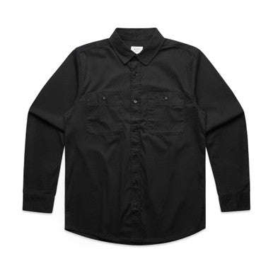 AS5422 Work Shirt  BLACK
