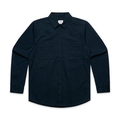 AS5422 Work Shirt  NAVY