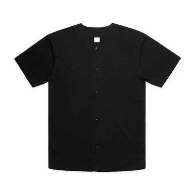 AS5423 Heavy Baseball Jersey  BLACK